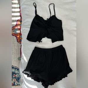 Black two piece set